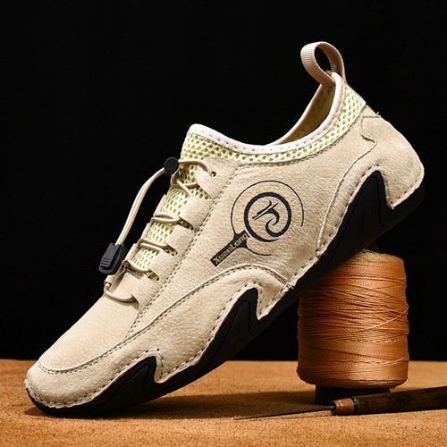Flache Freizeitschuh Für Herren Mokassinsschuhe Aus Echtem Leder Mode Halbschuhe - Bild 15 von 15