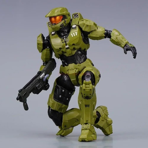 Halo 4 Master Chief Green Spartan 7'' Action Figure Collection Model PVC Toy UK - Picture 5 of 21