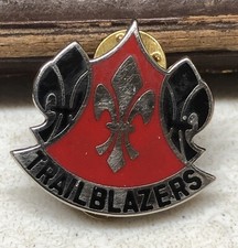 "TRAILBLAZERS" Lapel Pin US Army Training Division Military - Made in the USA