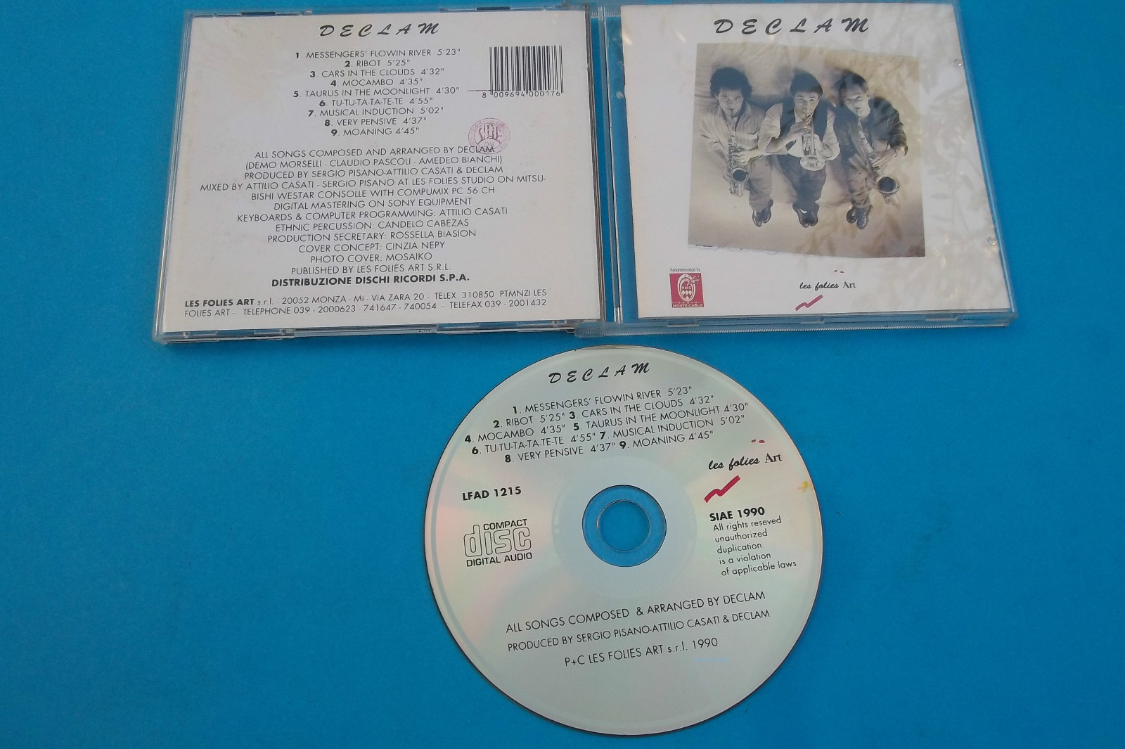 DECLAM " LES FOLIES ART" CD 1990 NUOVO