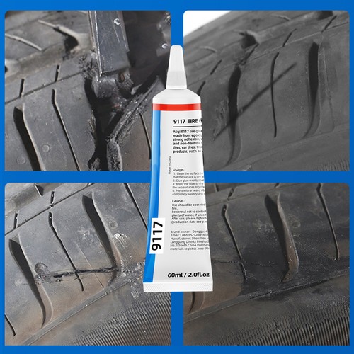 1*Tire Repair Glue Liquid Strong Rubber Glue Adhesive Leather InstantStrong NEW - Picture 9 of 12
