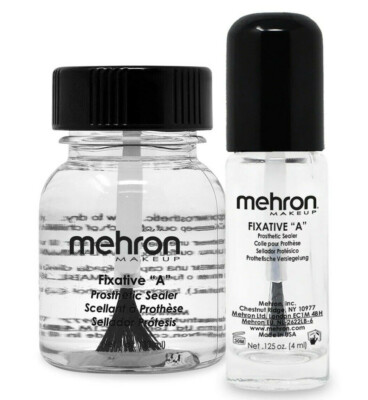 Fixative A stage cosmetic sealer makeup modeling Mehron theatrical special TV FX