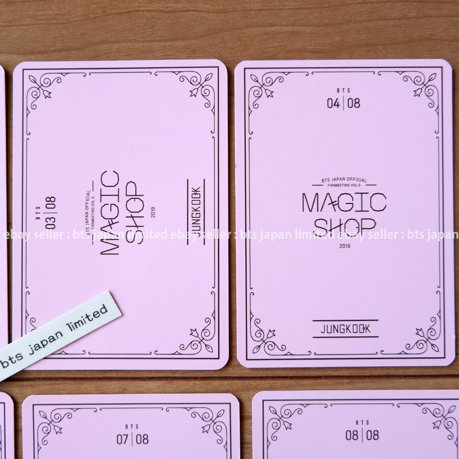 BTS FANMEETING VOL.5 MAGIC SHOP Official Mini Photo card JUNGKOOK