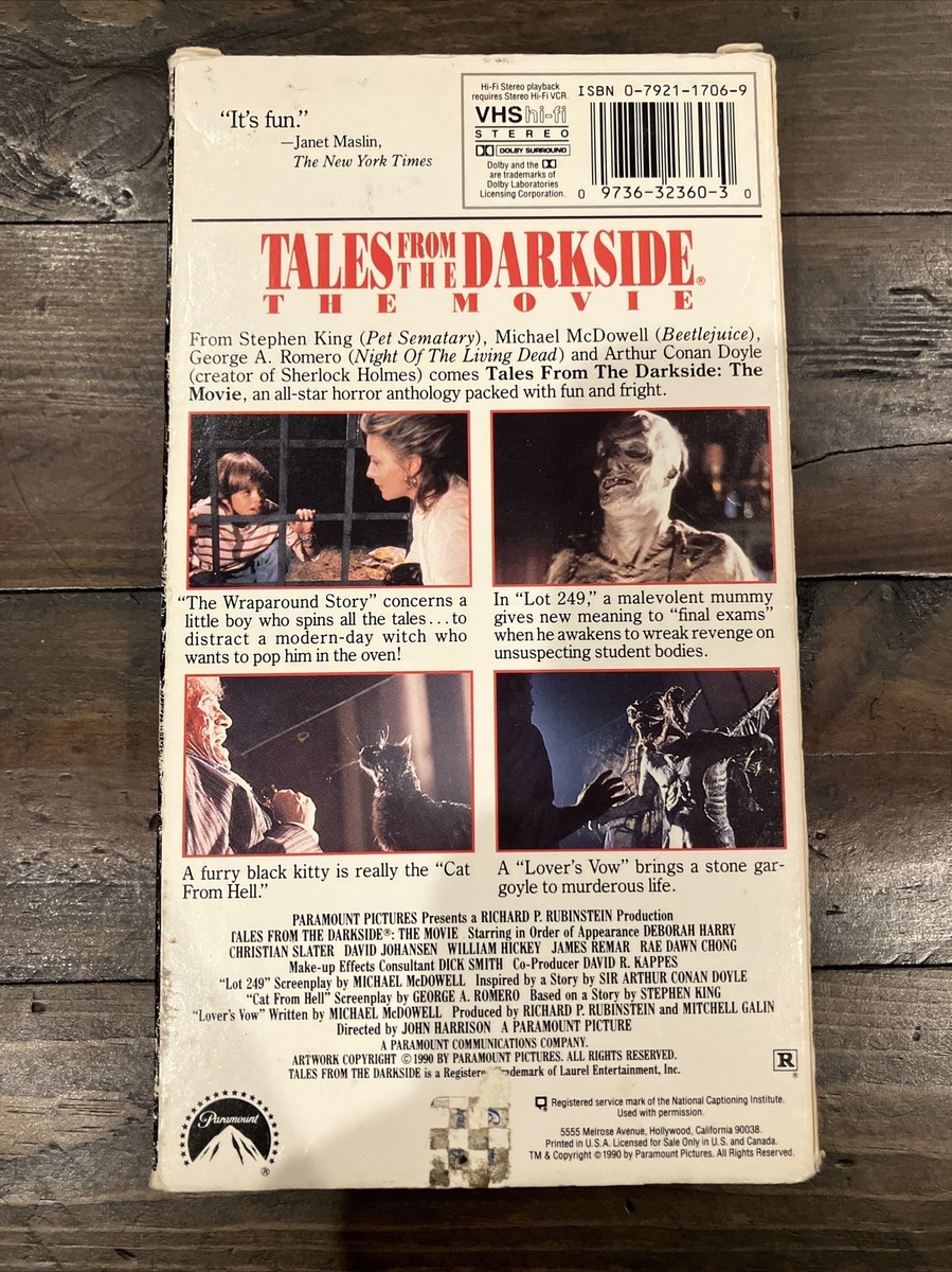 Tales From the Darkside: The Movie VHS Rare Classic Horror OOP