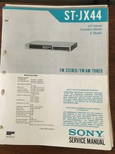 Sony ST-JX44 Tuner Service Manual Original 