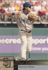 EDGAR GONZALEZ /99 UPPER DECK UD GOLD SAN DIEGO PADRES #832 2009 09