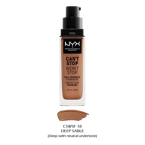 1 NYX Can't Stop Won't Stop Full Coverage Foundation "Pick Your 1 Color" *Joy's* - Picture 27 of 34