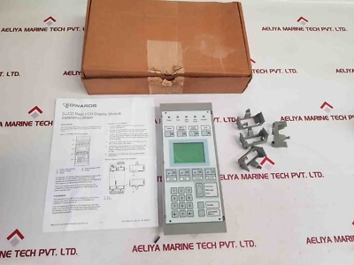 Edwards 3100586-EN Fire Alarm Display Remote Module 3-LCD REV: 05