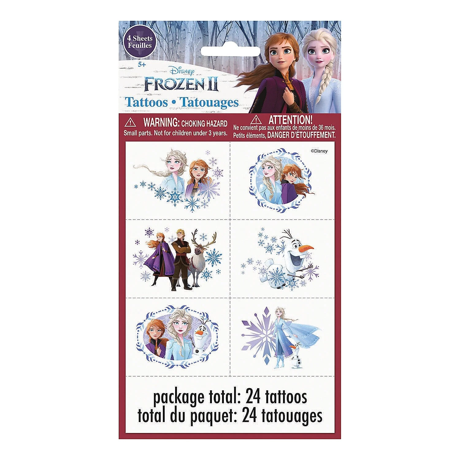 Lembrancinhas de tatuagens Congelada e Bolsa Enchimentos