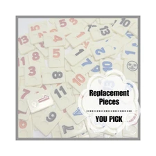 Rummikub Pressman Game Replacement Tiles Numbers Jokers Smooth Back, You Pick