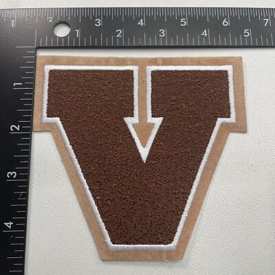 Big Letter Initial  V  Patch (Similar But Different Than Letter Jacket Patch)31O