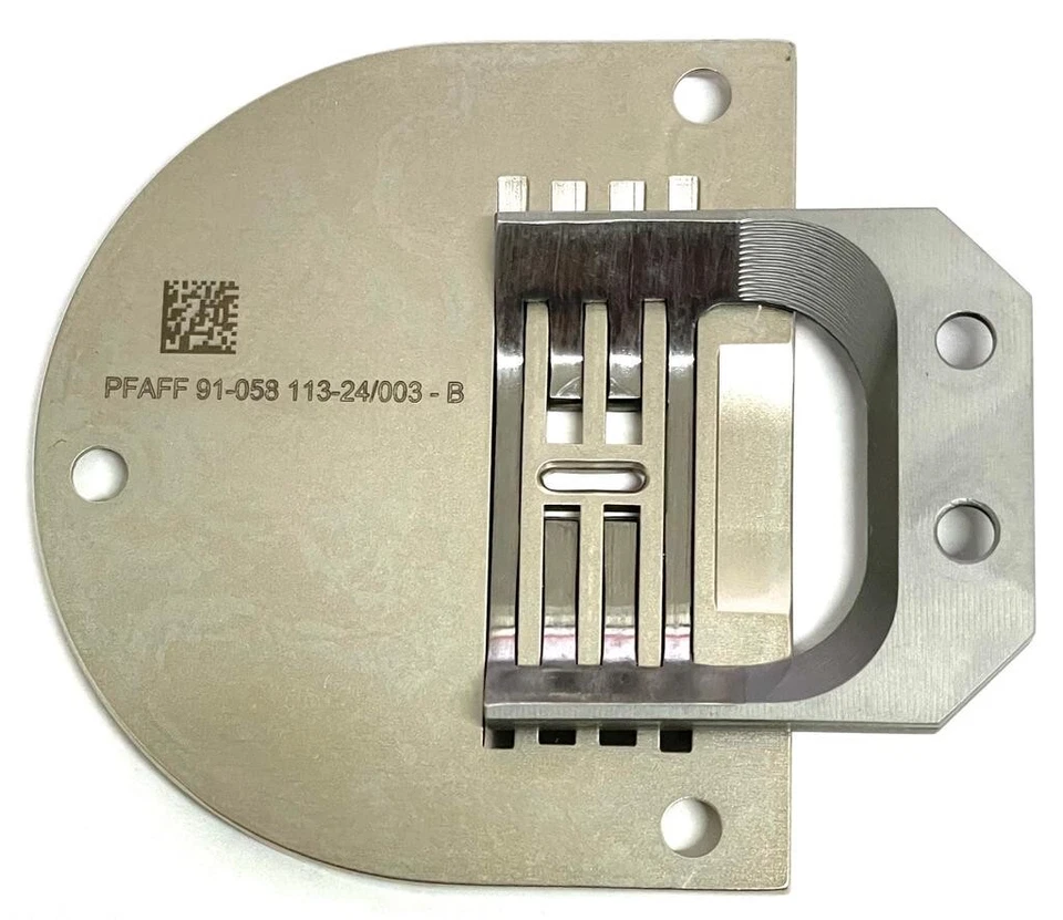NEEDLE PLATE & FEED DOG FOR PFAFF 938U INDUSTRIAL SEWING MACHINE PART - Image 3 of 4