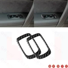 For Porsche Cayenne 2003-2010 Carbon Fiber Rear Window Switch Panel Cover Trim