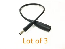 3pcs DC Power Charger Converter Adapter Cable 7.4mm To 4.5mm For dell small Tips