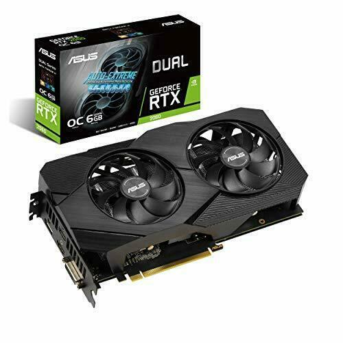 ASUS GeForce RTX 2060 Overclocked 6G GDDR6 Dual-Fan EVO Edition VR Ready HDMI - Picture 1 of 1