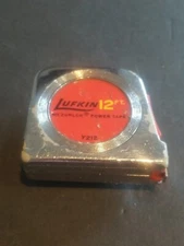 VINTAGE LUFKIN 12 FT. POWER TAPE Y212 TAPE MEASURE GREAT WORKING CONDITION 