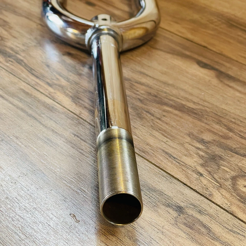 NOS Tange 1991 1-Inch 1” Threaded MTB Fork 26 250mm Chrome LONG STEERER - Image 2 of 4