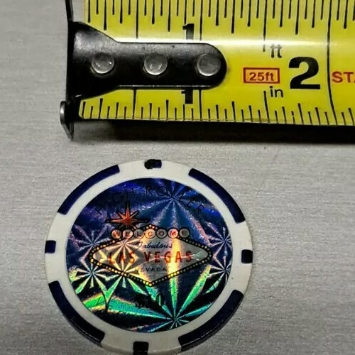 Las Vegas Nevada $10 PRISMATIC Style Poker Chip 