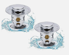 TAPPO PER LAVANDINO BIDET BAGNO CATTURA CAPELLI SPORCO NON OTTURA POP UP UNIVERS