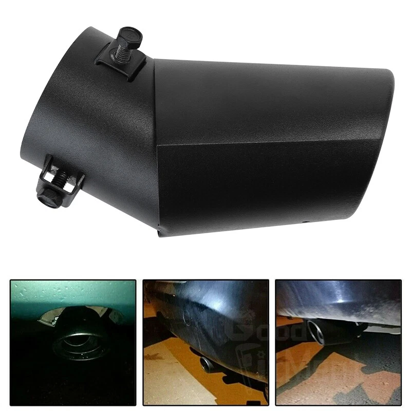 Круглый черный наконечник заднего глушителя выхлопной трубы для Nissan Frontier Maxima Altima - Изображение 3 из 4