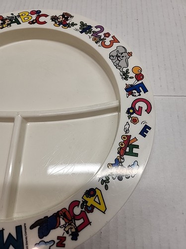 Vintage Superseal Walt Disney Plastic Children's Dinnerwear Kitchen Plate - Picture 5 of 10