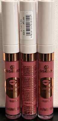 Lot of 3 - Essence Plumping Nudes Lip Gloss 04 That s Big Free Shipping SEALED