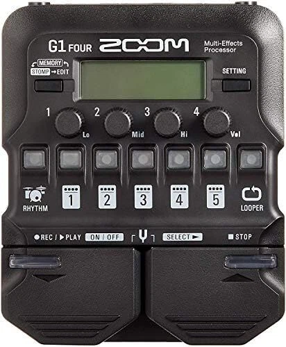 ZOOM Multi-Effects Processor G1 FOUR Electric Guitar Amplifier