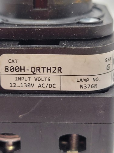 Allen-Bradley 800H-QRTH2R 30 mm Pilot Light Red LED Push to Test 12-130V AC/DC - Picture 3 of 14