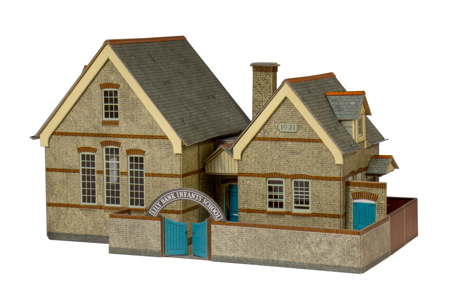 Superquick B31 OO Gauge Village School Card Kit