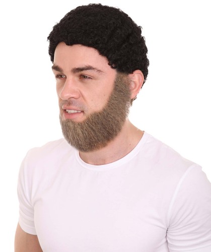 HPO Herren Kunsthaar Vollbart Cosplay Gesichtsbehaarung M-1304 - Bild 33 von 34