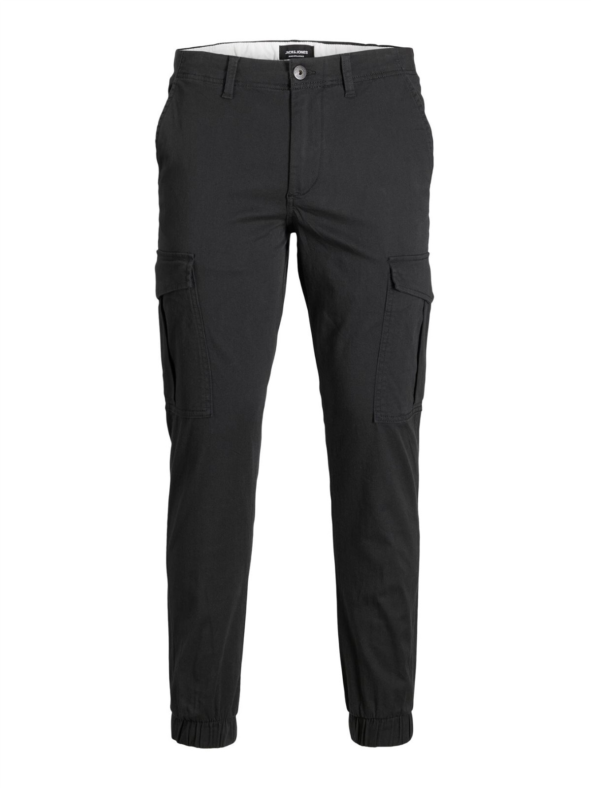 Mens Jack & Jones Cuffed Cargo Trousers Slim Fit Casual Combat Pants