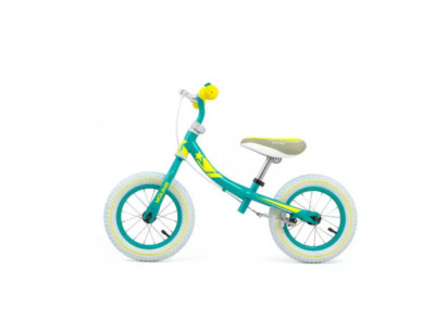 MILLY MALLY  12 Zoll Balance bike Young-Metall Laufrad Mint-2in1 Rahmen drehbar