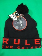 Star Wars Rule The Galaxy Boy's 2 Piece Set Knit Winter Hat Gloves -One Size