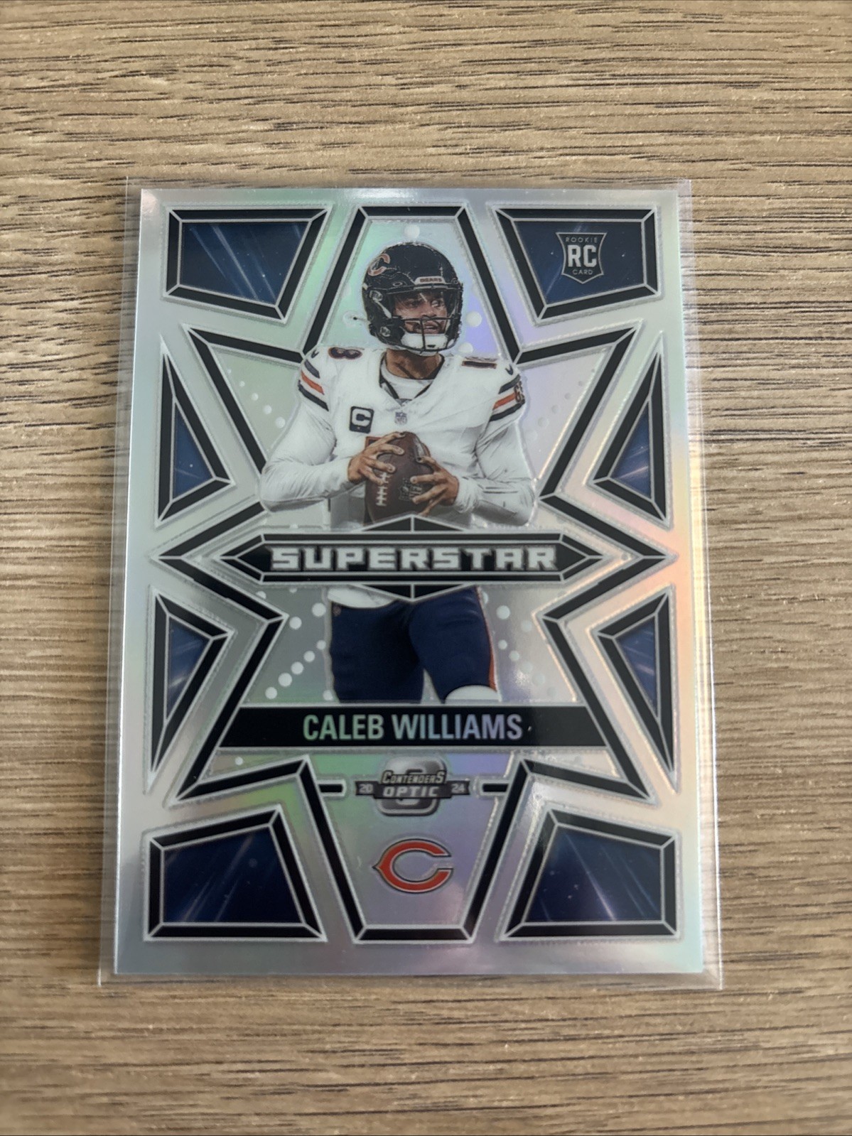 Caleb Williams Superstar SSP Optic Contenders NFL 2024-2025