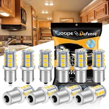 Qoope 1156 1141 Led Bulb 10V-30V Ac/Dc Super Bright Warm White 1073 7506 Ba15S