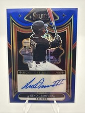 Gino Groover Rookie Auto Blue Prizm - 2025 Panini Select #SS-GG /49!