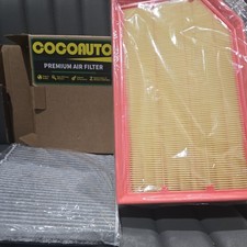 Kit filtro aria abitacolo e motore COCOAUTO per Jeep Wrangler 2.0L 3.6L 2018-2025