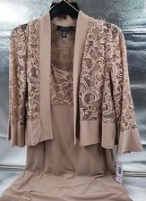 New R M Richards Formal Dress Jacket Set Mother of Bride Womens Size 6  C3-C9 