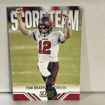 2021 Score Score Team Purple #ST25 Tom Brady Tampa Bay Buccaneers Card