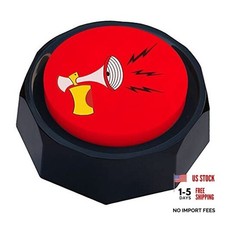 RIBOSY Air Horn Button - DJ Horn Sound Effect - Funny Gag Gifts - Noise Maker