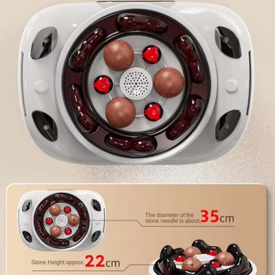Waist Massager Electric Bian Stone Abdominal Belly Rubbing Machine