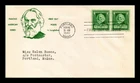US COVER HENRY W LONGFELLOW POETS FAMOUS AMERICANS FDC SCOTT 864