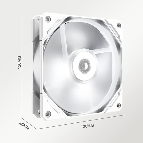 Ultra-Quiet FROSTFLOW X 240 Snow CPU Cooler - 2x120mm Fans for Optimal Cooling - Afbeelding 8 van 9