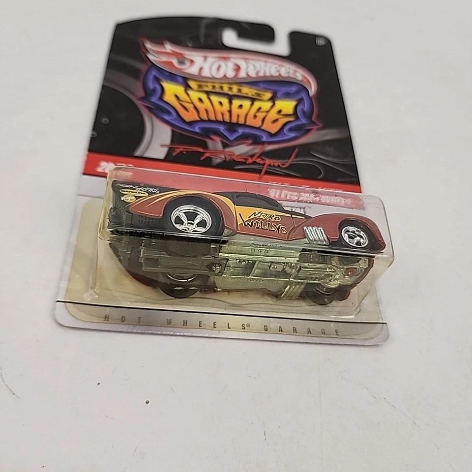 2009 Hot Wheels Phil's Garage, '41 Pro Mod Willys, 20/39, Burnt orange, black - Image 2 of 4