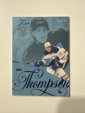 2025-26 UD Flair Tage Thompson - Image Blue Ice /49 SSP #9 Buffalo