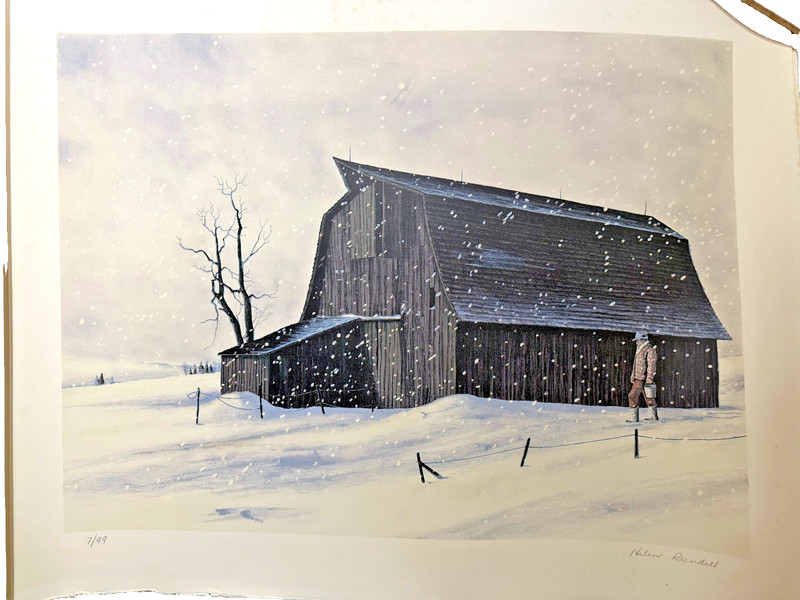 signed and numbered art print