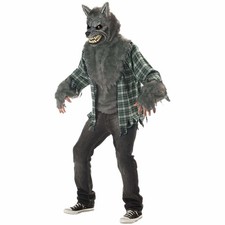 Full Moon Madness Werewolf Horror Monster Halloween Mens Costume
