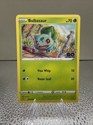 Bulbasaur 001/078 Pokémon GO Regular NM