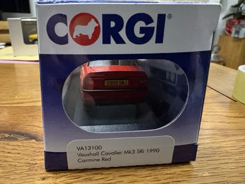 Corgi Vanguards VA13100 Vauxhall Cavalier Mk3 SRi Carmine Red Extremely Rare New - Picture 4 of 4