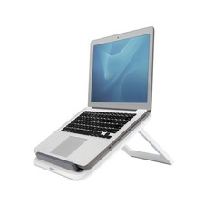 Image of Fellowes I-Spire Laptop Stand for Desk Height Adjustable White (8210101)